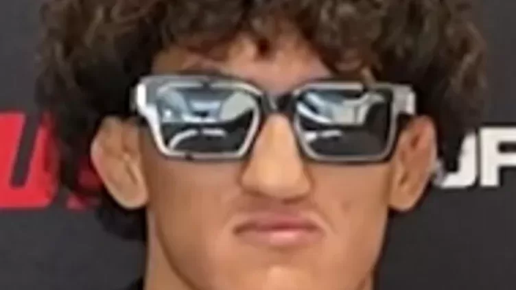 Raul Rosas Jr. en rueda de prensa de UFC