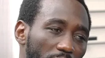 Terence Crawford durante una entrevista