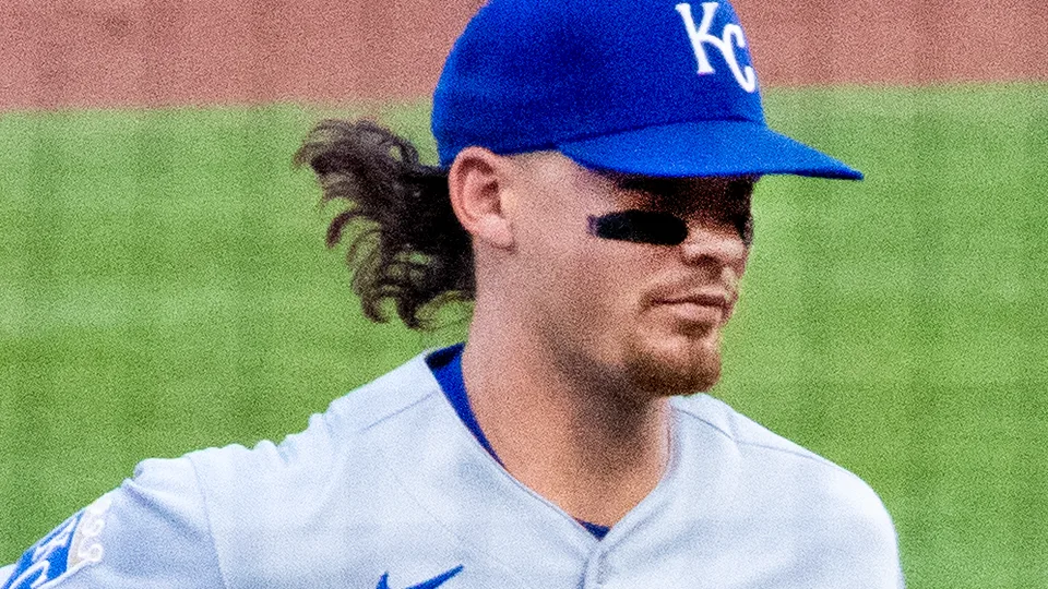 Bobby Witt Jr., campocorto de los Kansas City Royals, en un partido de MLB